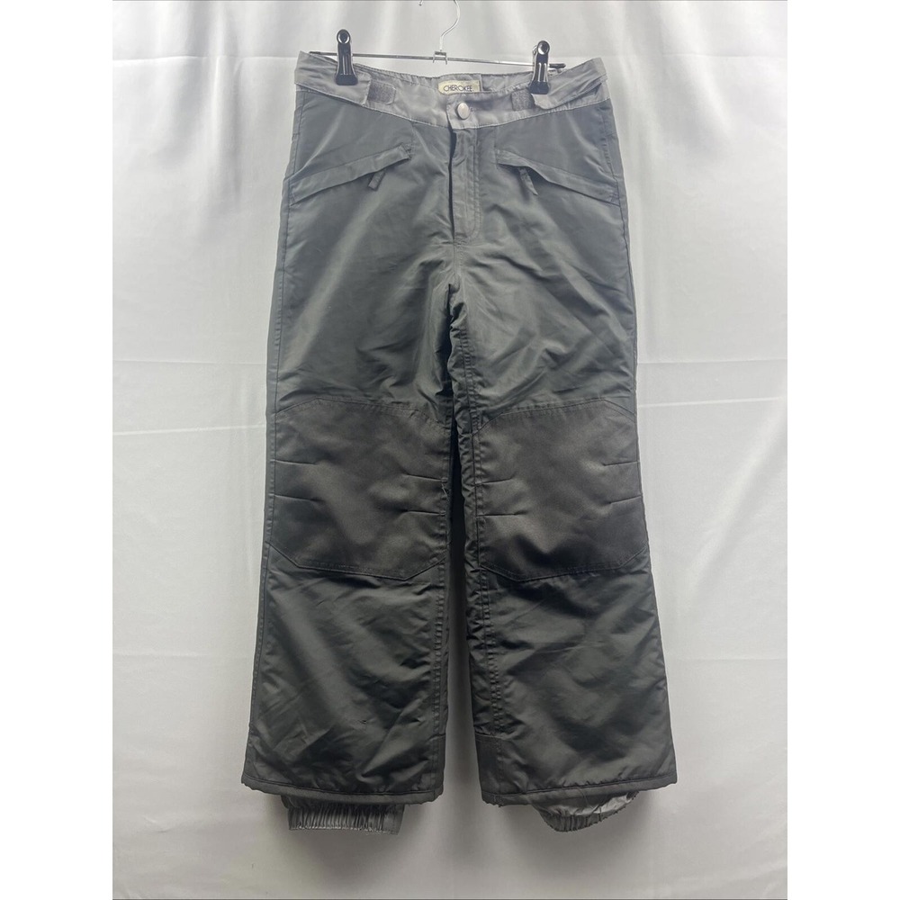 Cherokee Youth Gray Insulated Medium (7/8) Snowboard Ski Snow Pants